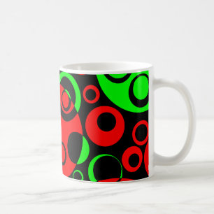 Taza De Café Burbujas abstractas 03