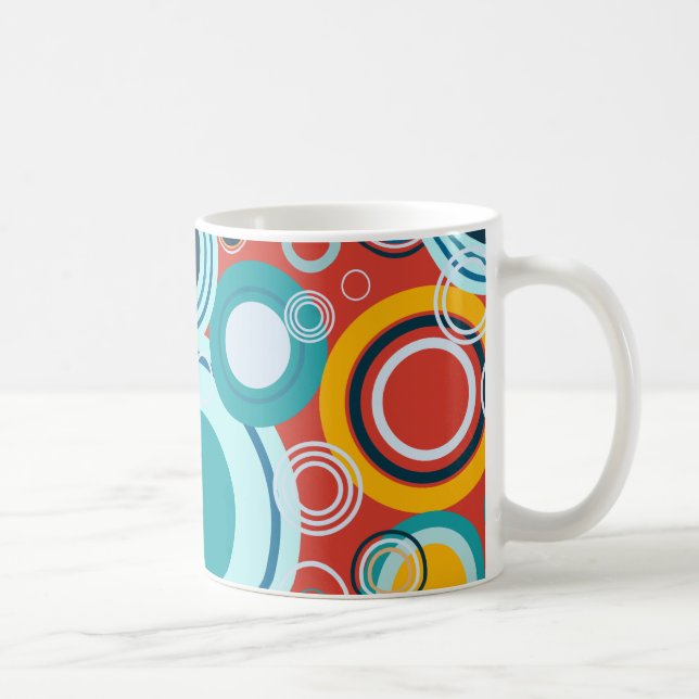Taza De Café Burbujas coloridas (Derecha)