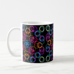 Taza De Café Burbujas del arco iris