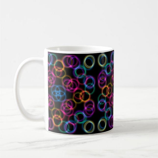 Taza De Café Burbujas del arco iris (Izquierda)
