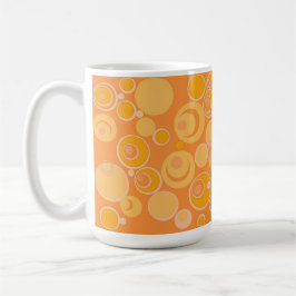 Taza De Café Burbujas en todas partes Naranja