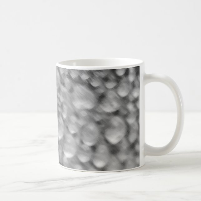 Taza De Café Burbujas grises claras (Derecha)