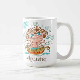 Taza De Café Burbujas infantiles de Cute Aquarius