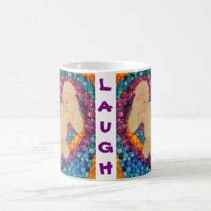 Taza De Café burbujas risa