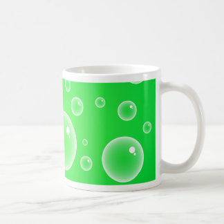 Taza De Café Burbujas verdes