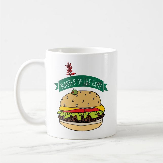 Taza De Café Burger Burger Master of the Grill (Izquierda)