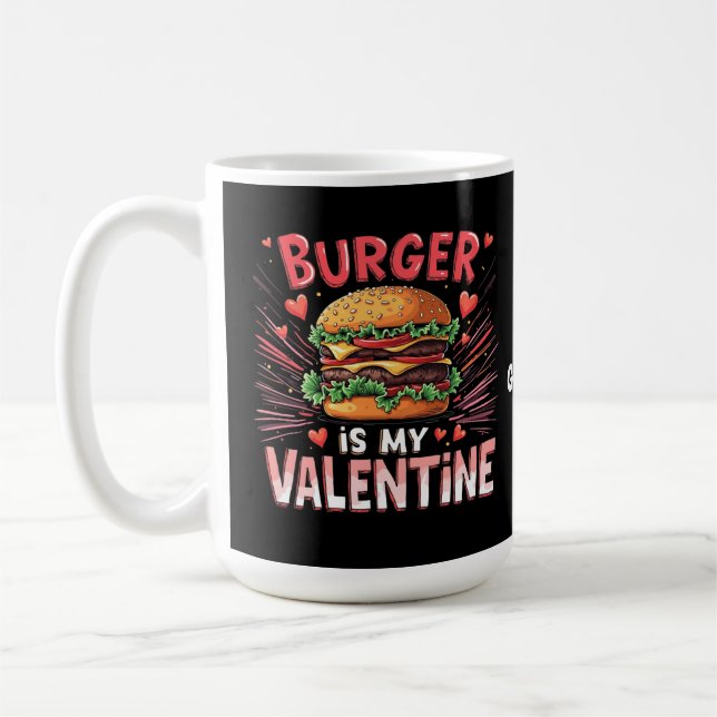 Taza De Café Burger es mi homenaje de San Valentín (Izquierda)