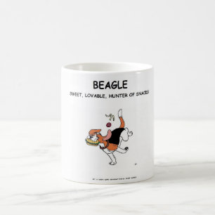 Taza De Café ¡Burger robando Beagle, Mug!