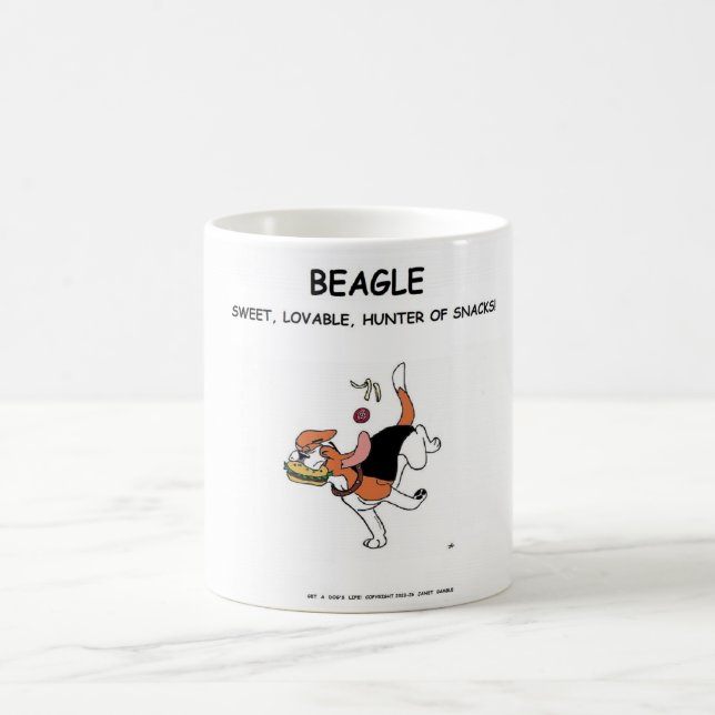 Taza De Café ¡Burger robando Beagle, Mug! (Centro)
