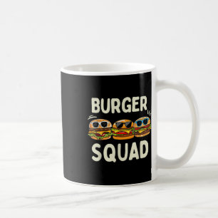 Taza De Café Burger Squad Funny Hamburger Fast Foodis Bu