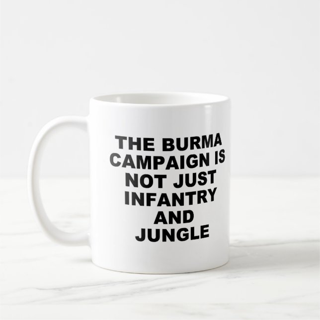 Taza De Café Burma Infantry Mug (Izquierda)