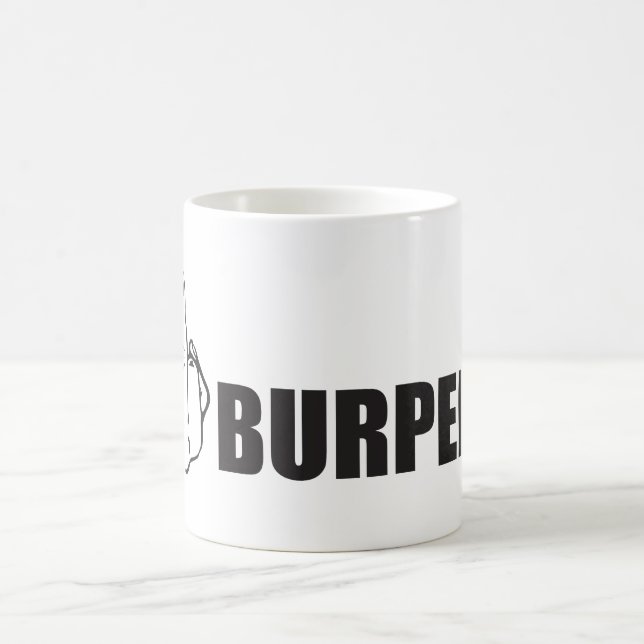 Taza De Café BURPEES - Divertidos ejercicios de Novedad (Centro)