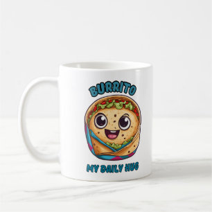 Taza De Café Burrito mi abrazo diario
