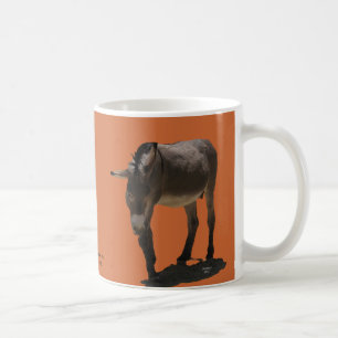 Taza De Café Burro anaranjado de la terracota pequeño - rescat