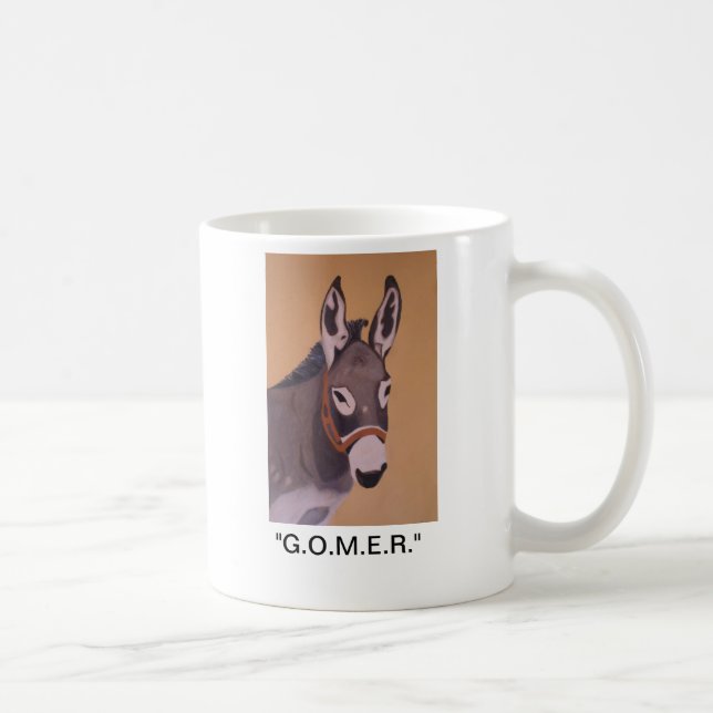 TAZA DE CAFÉ BURRO DE LA SALA DE URGENCIAS (Derecha)