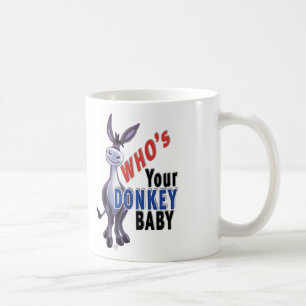 Taza De Café Burro gracioso, quién es tu bebé burro