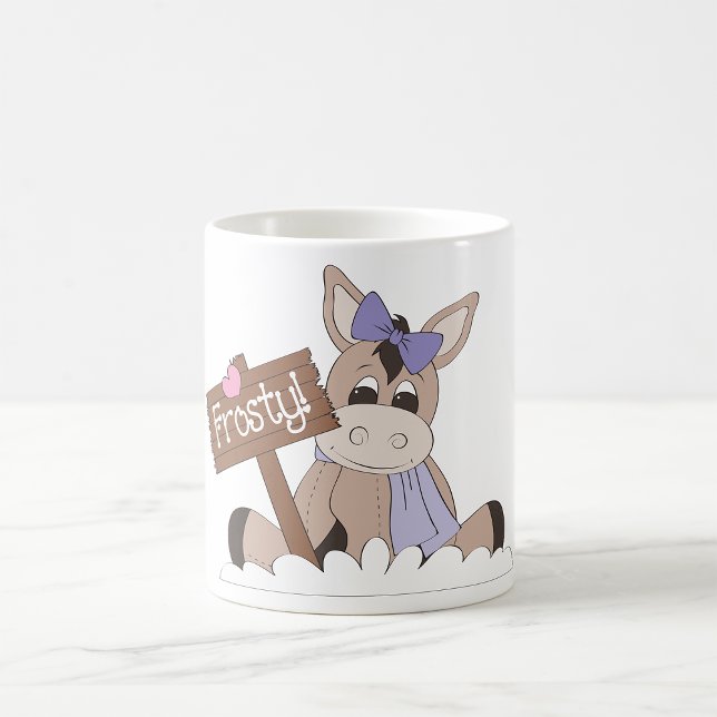 Taza De Café Burro Invernal Helado (Subido por el creador)