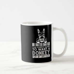 Taza De Café Burro No Cuán Viejo Soy Los Animales Hechizo De Bu