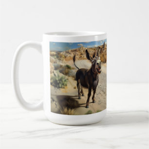Taza De Café Burro sonriente, Oatman Arizona, Ruta 66
