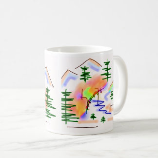 Taza De Café burro y arco iris