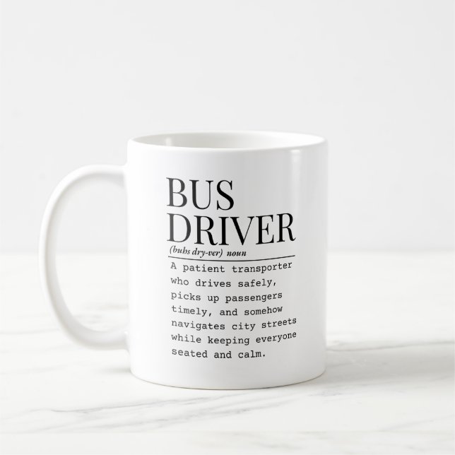 Taza De Café Bus driver (Izquierda)