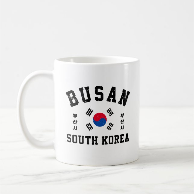 Taza De Café Busan Corea del Sur  (Izquierda)