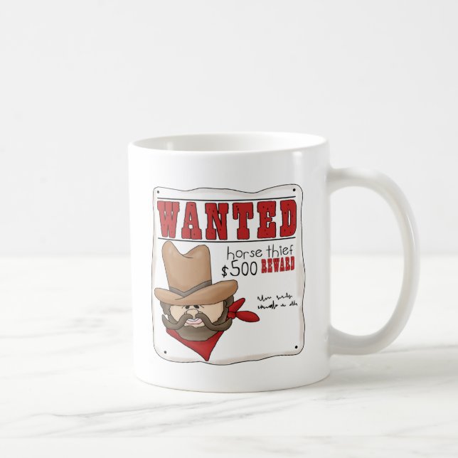 Taza De Café Buscado Poster Mug (Derecha)