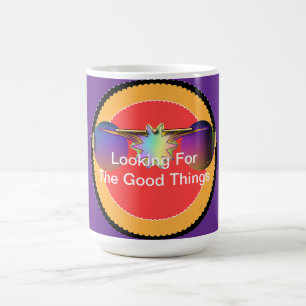 Taza De Café Buscando Cosas Buenas Mug