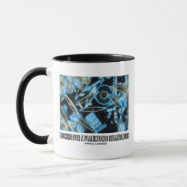 Taza De Café Buscando Diatomas De Relación Planctónica
