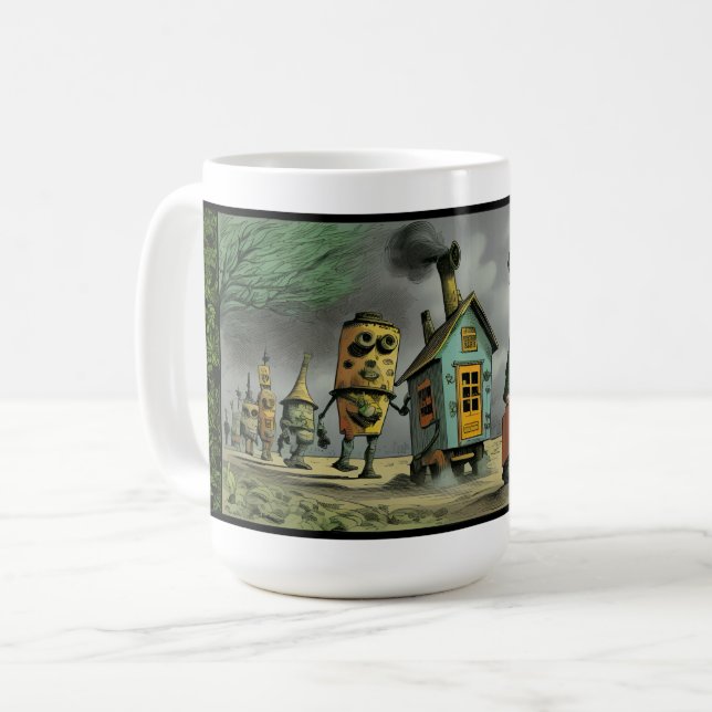 Taza De Café Buscando mejor terreno (Anverso izquierdo)