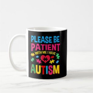 Taza De Café Buscando un diseño de conciencia sobre el autismo