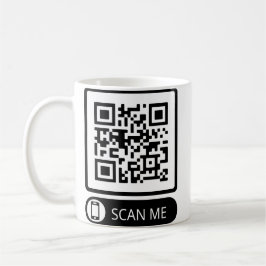 Taza De Café Buscar código QR de marketing