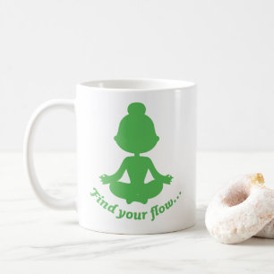 Taza De Café Buscar tu filtro de flujo (verde)