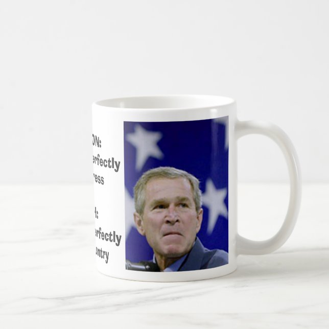TAZA DE CAFÉ BUSH/CLINTON (Derecha)