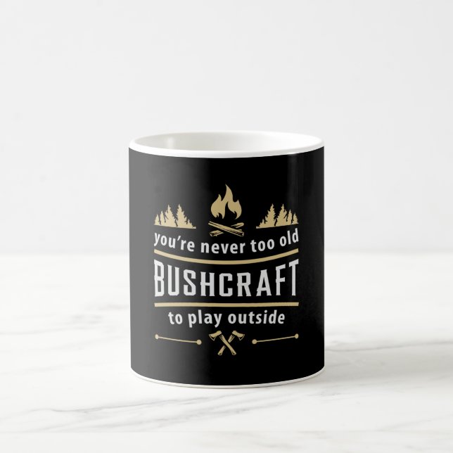 Taza De Café Bushcraft Externo Apocalypse Survival Funny Gift (Centro)