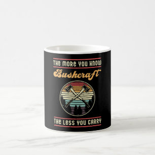 Taza De Café Bushcraft Survival Retro Bushcraft Gracioso regalo
