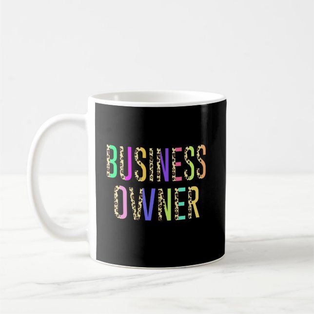 Taza De Café Business Owner Entrepreneur Gift Small Business (Izquierda)