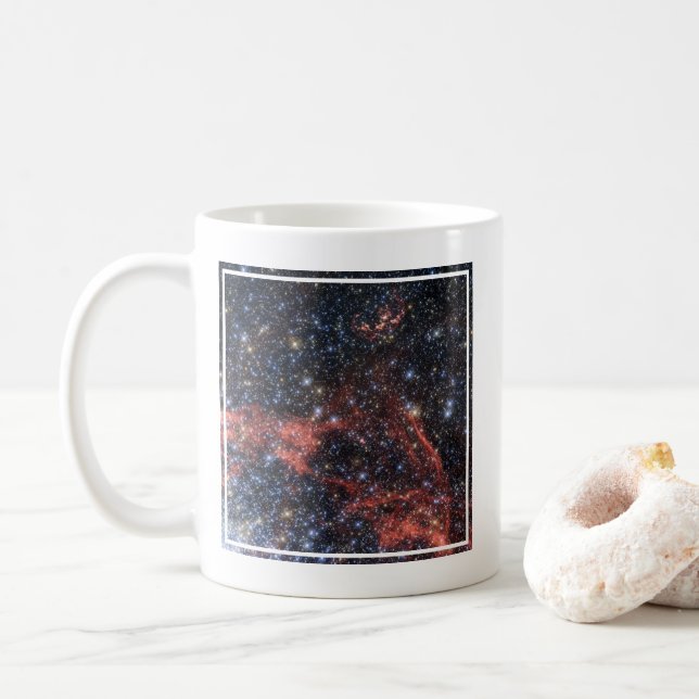 Taza De Café Búsqueda De Sobreviviente Estelar De La Explosión  (Con donut)