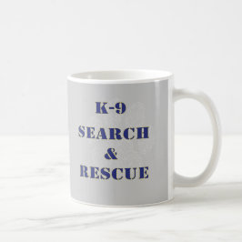 Taza De Café Búsqueda K9 y rescate