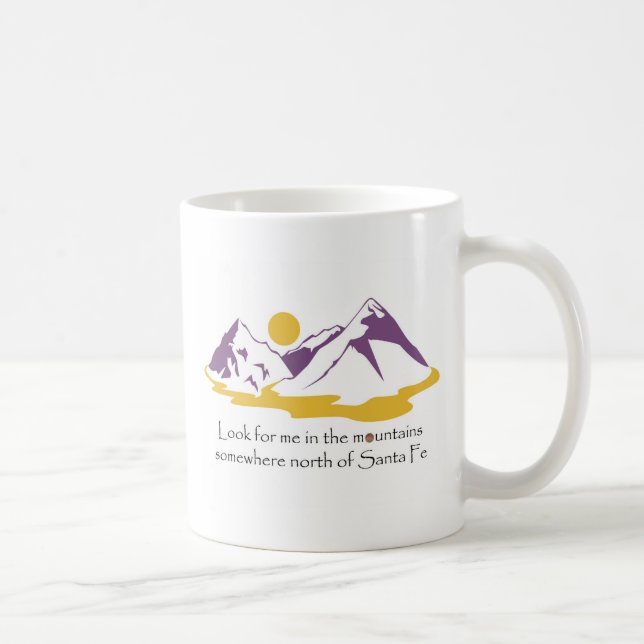 Taza De Café Busqúeme en las montañas (Derecha)