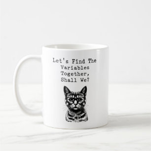 Taza De Café Busquemos Variables Juntos Amante De Las Matemátic
