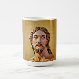 Taza De Café BUSTO DE CRISTO EL SALVADOR por MICHELANGELO 2026_