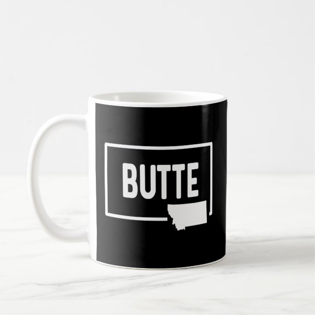 Taza De Café Butte Montana Mt - Viaje de vacaciones a casa (Izquierda)