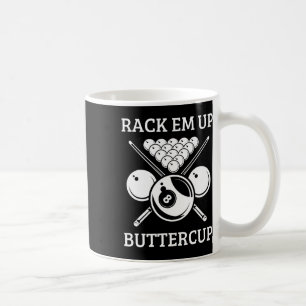 Taza De Café Buttercup De Em Up De Rack - Billiard De Billar De