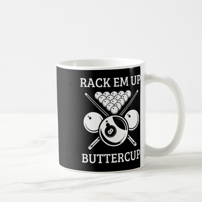 Taza De Café Buttercup De Em Up De Rack - Billiard De Billar De (Derecha)