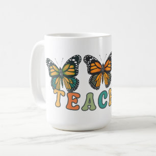 Taza De Café Butterfly Lover Teacher