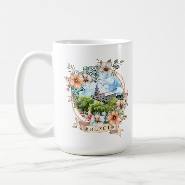 Taza De Café Buzet Croatia (Izquierda)
