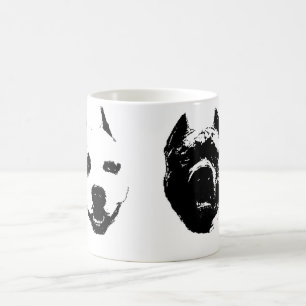Taza De Café Bw de Pitbulls