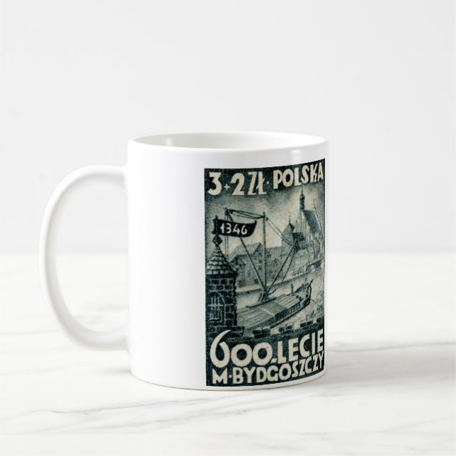 Taza De Café Bydgoszcz 1946 Polonia (Izquierda)