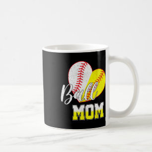 Taza De Café Byll Mom Heart Bysebyll Softbyll Mama Mother Madre